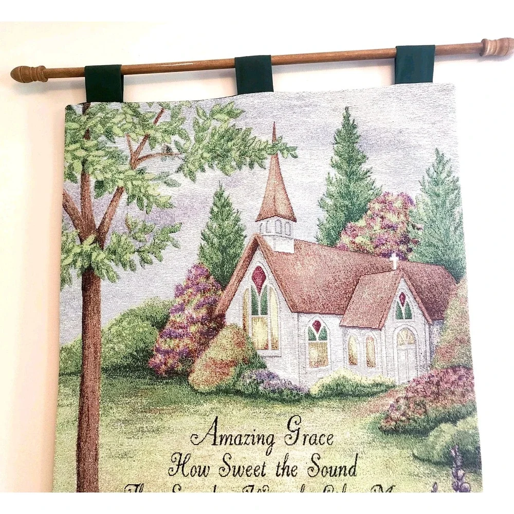 Amazing Grace Tapestry Wall Hanging by Manual Woodworkers & Weavers Inc 26 x 36